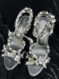 Chanel Black & White Pump Sandal Size 37