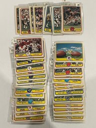 1981 Topps Football Team Shot Cards.    44 Cards Total.  Very Clean Cards.