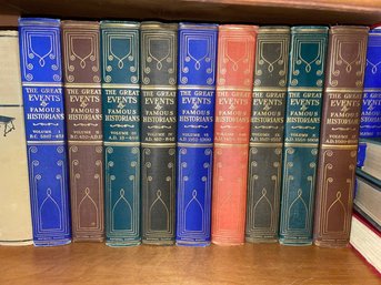 Early 20th Century Decorative And Illustrated Leather Volume Set