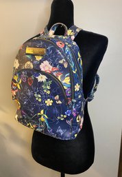 Marc New York Floral Print Leather Book Bag