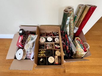 Ribbons And Bows, Boxes And Bags, Wrapping And More, Generous Lot