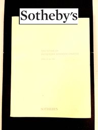 Sotheby's - Catalog Of Jacqueline Kennedy Onassis Estate , With Absentee Bid Form