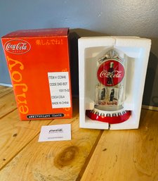 Coca Cola Anniversary Clock In Box