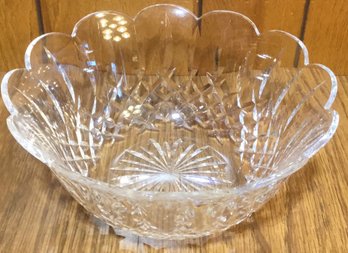 Waterford Crystal Scalloped Bowl