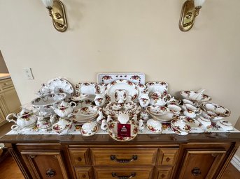 LARGEST ASSORTED ROYAL ALBERT 'Old Country Rose' Collection I Have Ever Seen!