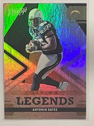 2022 Panini Prestige Antonio Gates Living Legends Refractor Card #LL-7