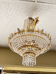 Chandelier - Butterflies With Cascading Crystals