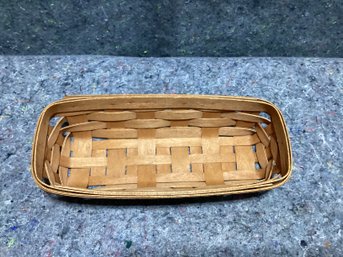 Longaberger Bread Basket Signed And Dated 1993