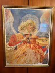 Melozzo Da Forli Blonde Angel Playing The Violin