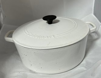 Cuisinart Large Enamel Dutch Oven White 7qt  1670-30