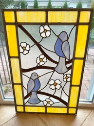 Unframed Stained Glass Birds