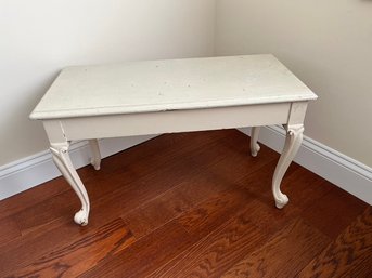 Vintage Painted Piano Bench