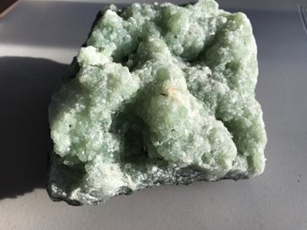 Fluoride Crystal Specimen, 5 LB , 7 Inch By 6 Inch, Pictured On Both Sides