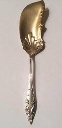 Sterling Silver, Gold Wash, Side Serving Spreader