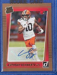 2021 Panini Donruss Anthony Schwartz Rated Rookie Auto Card #282