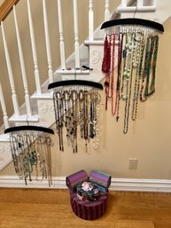 Costume Jewelry Lot, Every Color, Every Style, Wonderful To Mix And Match