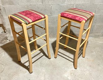 Pair Of Modern Stools Made In Italy