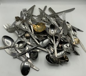 Box Full Of Flatware ~ Unsorted ~