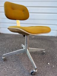 Mustard Steelcase  Chair - Midcentury Modern