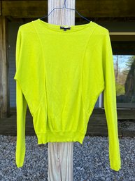 Burberry Lime Green Top Size L