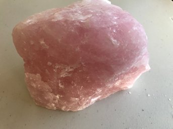 Free Form Of Rose Quartz Gem Stone, 7 LB 3 Oz