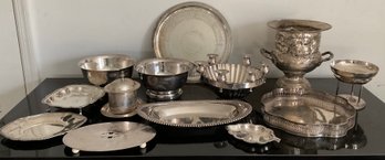 Bowls & Serving Silver Plated 13 Piece Lot