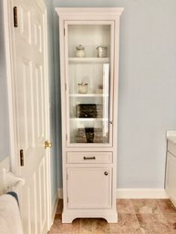 Restoration Hardware Kent Tall White Cabinet