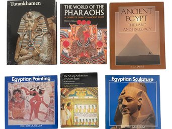 A Group Of Six Books On Egypt Art