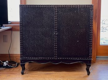 Vintage Embossed  2- Door Cabinet