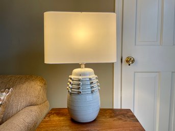 Glazed Stoneware Table Lamp