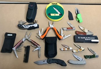 Collection Of Pocket Knives And More!