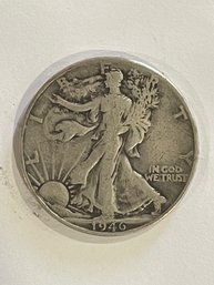 1946-D  Walking Liberty Silver Half Dollar