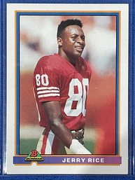 1991 Topps Bowman Jerry Rice Card #470