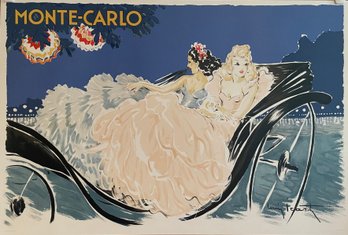 Louis Icart Monte Carlo Poster