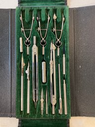 Vintage Complete Drafting Set, Made In Germany