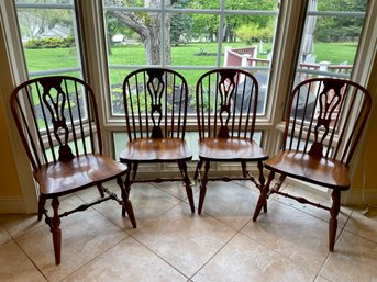 Four Nichols & Stone Windsor Chairs