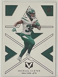 2021 Panini Chronicles Vertex Michael Carter Rookie Card #V-15