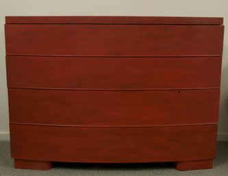 Painted Mahogany Four Drawer Chest