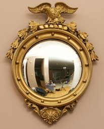 Federal Style Giltwood Convex Mirror