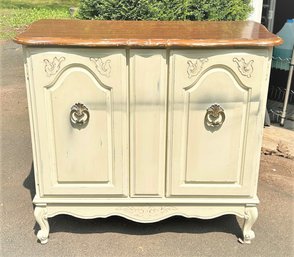 French Country Two Door Cabinet