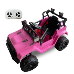 Hot Pink Electric Jeep With Remote
