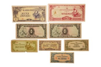 Japanese Government WWII Banknotes Collection