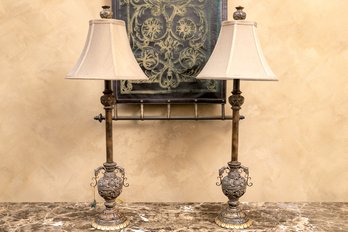 Decorative Urn Form Table Lamps