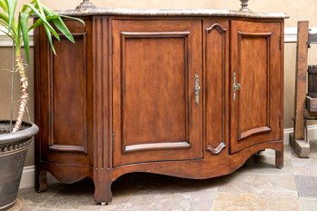 Fabulous Marble Top Credenza