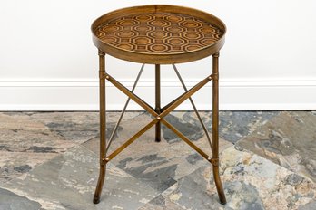 Honeycomb Top Accent Table