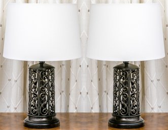 Lovely Openwork Table Lamps