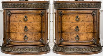 Pulaski Elaborate Demilune Night Tables