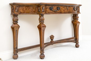 Handsome Drexel Scalloped Side Board