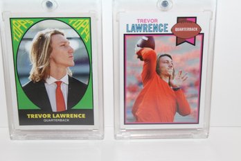 2  Trevor Lawrence Rookie Cards - Magnetic Slabs - Topps 2021