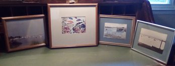 Marine/ Nautical Inspired Prints And Photo, 4   All Framed  (WA Behind Door)